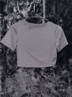 Black Women's Crop-Top